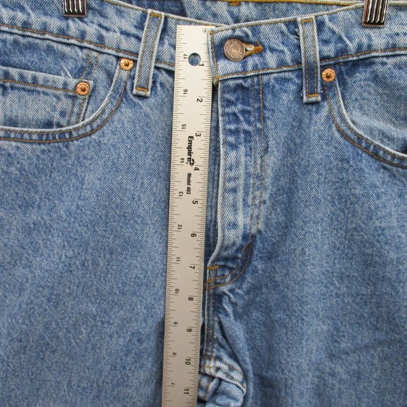 Vintage Levis 550 Relaxed Fit Mom Jeans Juniors 7 Short Tapered High Rise USA - Picture 5 of 14